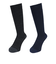 エアボーン（ARBN）ヒートクロス クルーソックス 引き揃え NVY/BLK 2足組 AB43AC1610 NVY25 防寒
