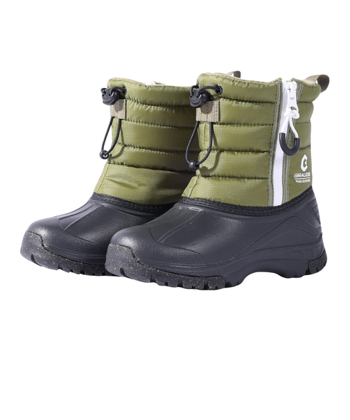 ジュニアスノーシューズ 23 ビーンブーツ SP3F0002-SH805-GRCDL OLIVE