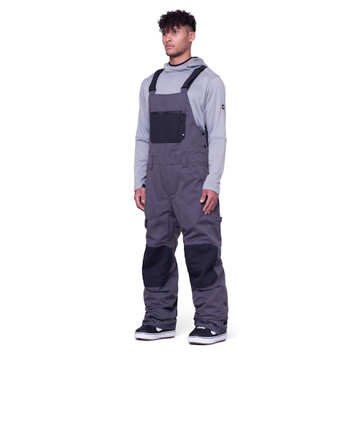686(686)ボードウェア ビブパンツ HOT LAP INSULATED BIB M2W211 CHARCOAL CB