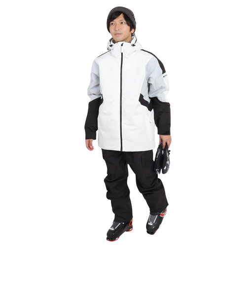 エアボーン(ARBN)スキーウェア 上下セット スーツ COLOR BLOCK AB43WW1526 WHT