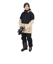 エアボーン(ARBN)スキーウェア 上下セット スーツ HORIZONTAL AB43WW1512 BEG