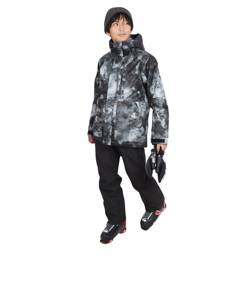 エアボーン(ARBN)スキーウェア 上下セット スーツ DYE CAMO AB43WW1513 BLK