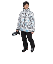 エアボーン(ARBN)スキーウェア 上下セット スーツ GRAFITTI AB43WW1514 WHT