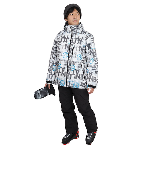 エアボーン(ARBN)スキーウェア 上下セット スーツ GRAFITTI AB43WW1514 WHT