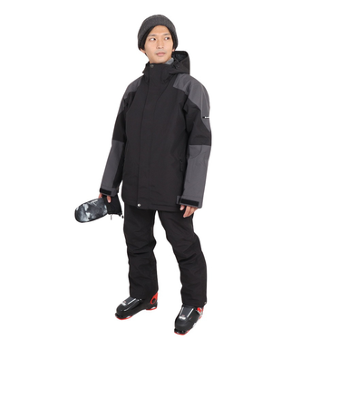 エアボーン（ARBN）スキーウェア 上下セット スーツ YOKE AB43WW1515 BLK