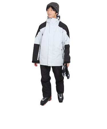 エアボーン（ARBN）スキーウェア 上下セット スーツ YOKE AB43WW1515 GRY