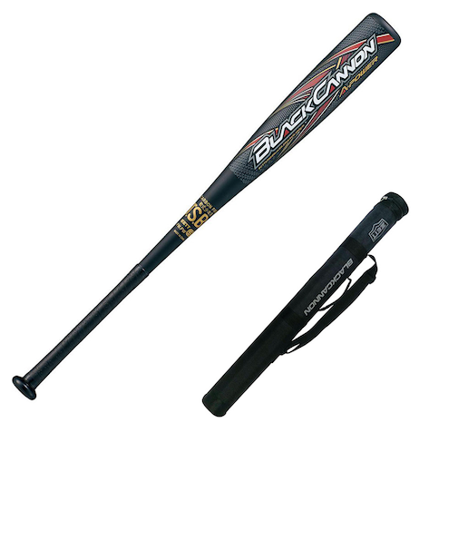 ゼット（ZETT）少年軟式用FRP製バット 野球 ジュニア ブラックキャノン APower 76cm/580g平均 BCT75376-1900