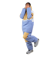 エアボーン（ARBN）ボードウェア 上下セット プルオーバースーツ 24 AB43WW1528 BEG