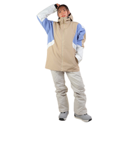 エアボーン(ARBN)ボードウェア 上下セット カラーブロック スーツ 24 AB43WW1529 BEG