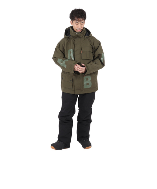 エアボーン（ARBN）スノーボード ウェア ジャケット ABJ13102 OLIVE