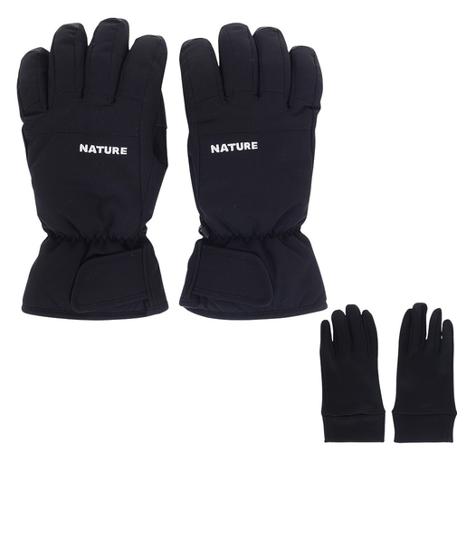 エアボーン（ARBN）NATURE LIMITED 五指グローブ AB43WG1556 BLK
