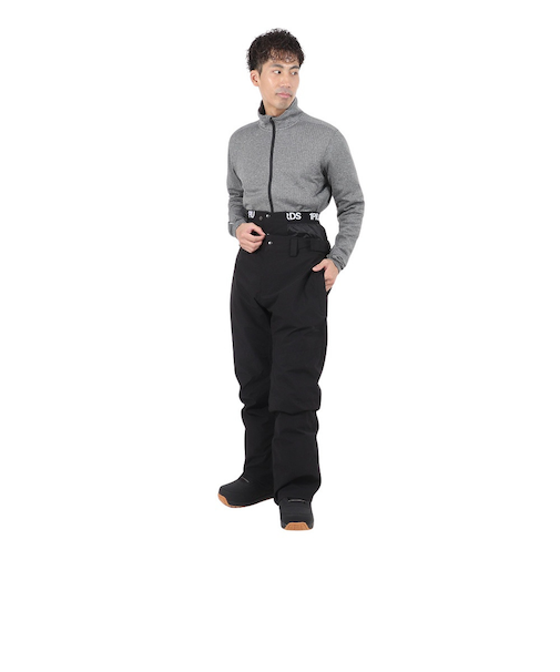 スノーボード ウェア パンツ BACK LOGO PANTS USM23OB00BLACK