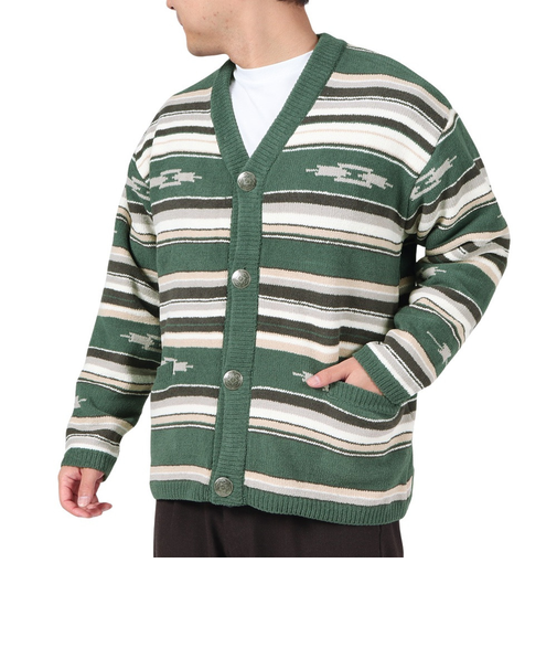 アンティバルリスティック（ANTI BALLISTIC）モールカーディガン 234AN1KN005 GRN L