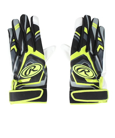 ローリングス（Rawlings）バッティング用グローブ 野球 両手用 バッティンググラブスリム EBG23S05SLIM-B/LIME