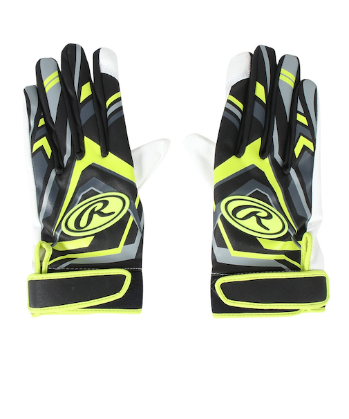 ローリングス（Rawlings）バッティング用グローブ 野球 両手用 バッティンググラブスリム EBG23S05SLIM-B/LIME