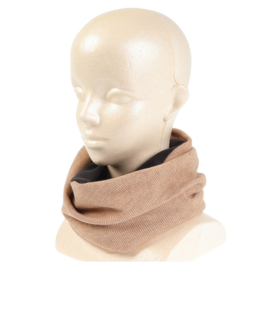 ヤックパック（YAK PAK）リブスクリューネックウォーマー YAK-PAK-23F006 BEG 3WAY 防寒 ニット帽 イヤーウォーマー ベージュ