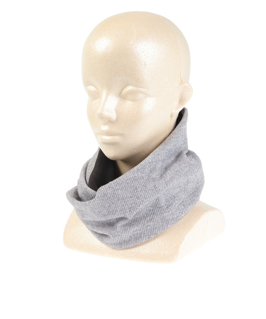 ヤックパック(YAK PAK)リブスクリューネックウォーマー YAK-PAK-23F006 GRY 3WAY 防寒 ニット帽 イヤーウォーマー グレー