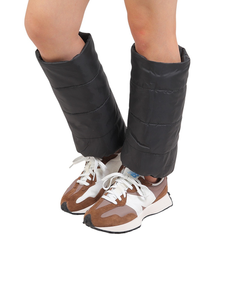クー（Coo.）中綿レッグウォーマー 901Q3OK0320 BLK 防寒 黒 Lサイズ 保温