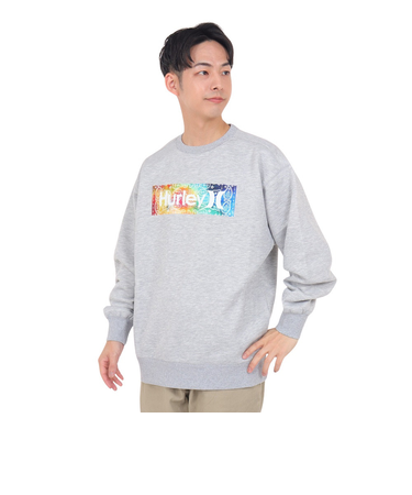 ハーレー（HURLEY）ボックス ロゴ クルースウェット 23MFL2200001-GRHT