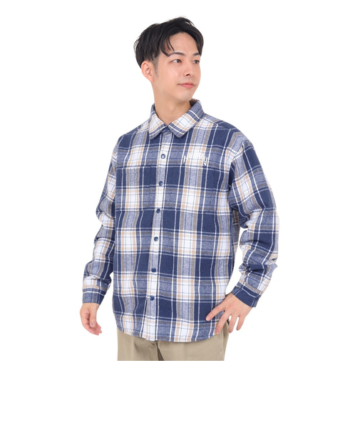 ハーレー（HURLEY）QUILTED フランネルシャツ 23MWV2200003-DBLE