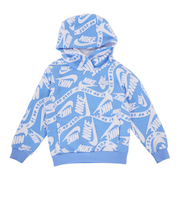 ナイキ（NIKE）ジュニア ボーイズ B NSW CLUB AOP プルオーバーフーディ 76L169-BGZ