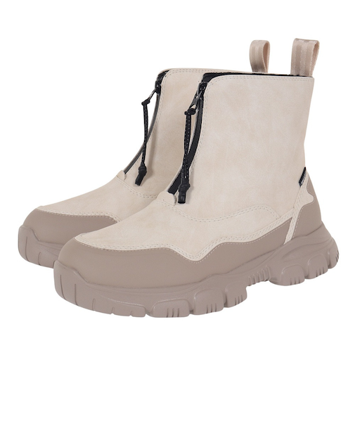 ブーツ カジュアルシューズ フロントジップブーツ TREK ZIP BOOTIE AT SK-228 Linen