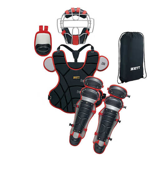 ゼット（ZETT）野球 ソフトキャッチャー防具4点セット BL5022-6413