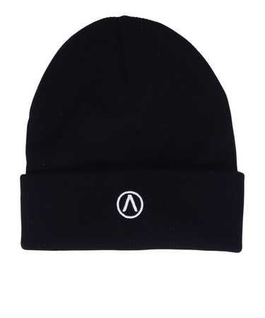 エアボーン（ARBN）ニット帽 EMB ニットキャップ AR23FW-CAP002BLK フリーサイズ 防寒