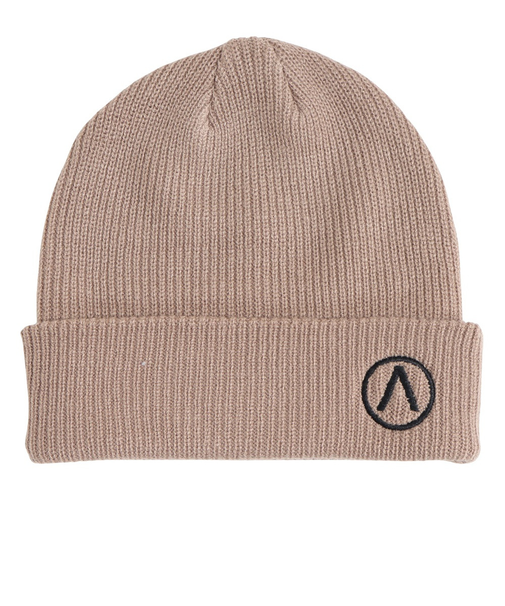 エアボーン（ARBN）EMB ニットキャップ ビーニー AR23FW-CAP003BEG ニット帽 フリーサイズ ベージュ