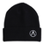 エアボーン（ARBN）EMB ニットキャップ ビーニー AR23FW-CAP003BLK ニット帽 フリーサイズ 黒