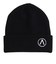 エアボーン（ARBN）EMB ニットキャップ ビーニー AR23FW-CAP003BLK ニット帽 フリーサイズ 黒