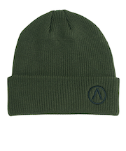 エアボーン（ARBN）EMB ニットキャップ ビーニー AR23FW-CAP003KHK ニット帽 フリーサイズ カーキ