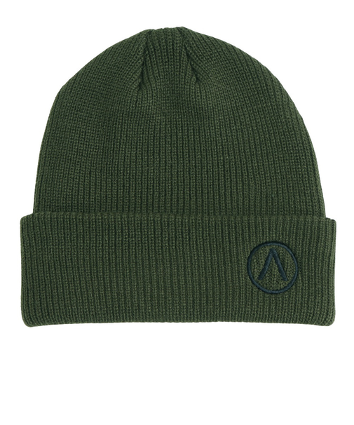 エアボーン（ARBN）EMB ニットキャップ ビーニー AR23FW-CAP003KHK ニット帽 フリーサイズ カーキ
