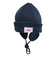ニット帽 EAR MAFF ニットキャップ ビーニー SL23FW-HAT003NVY フリーサイズ 紐付き 耳当て付き 紺