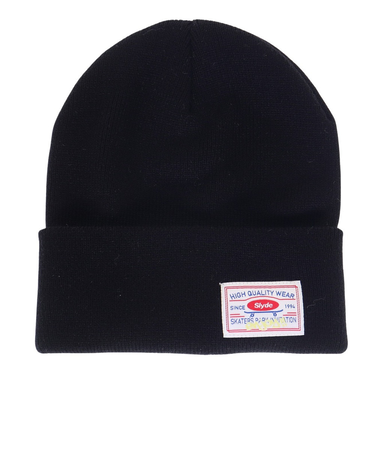 ニット帽 ユニホーム ビーニー SL23FW-HAT004BLK ユニセックス フリーサイズ 黒