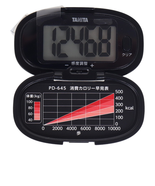 タニタ（TANITA）歩数計 PD645BK