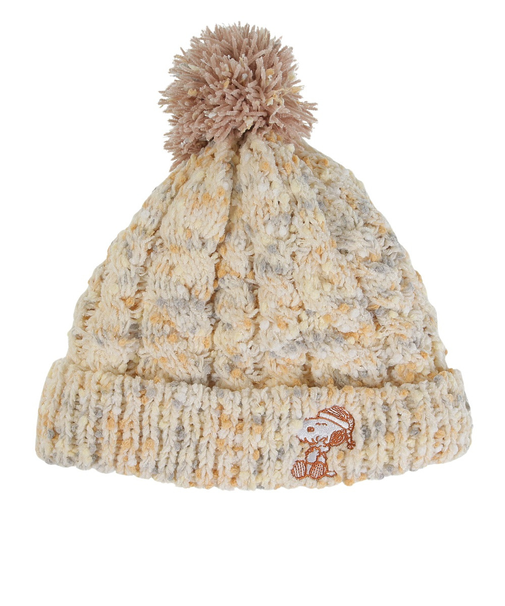 ベスプ（VESP）ジュニア ビーニー ニット帽 スヌーピー SNJB1033IV