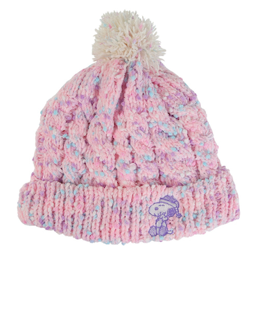 ベスプ（VESP）ジュニア ビーニー ニット帽 スヌーピー SNJB1033PK