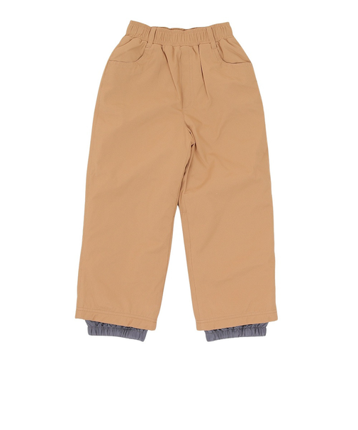 ジュニア 子供 スノーパンツ ST23FW0042 BEG サイズ調整