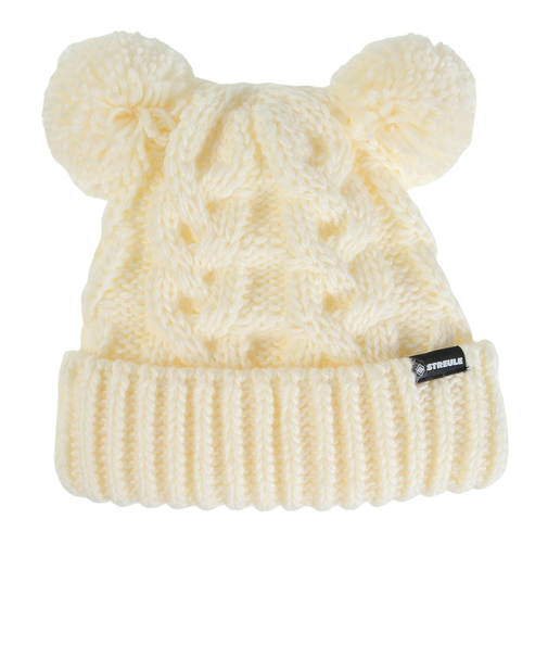 キッズ ベアニットキャップ ST23FB0075 WHT