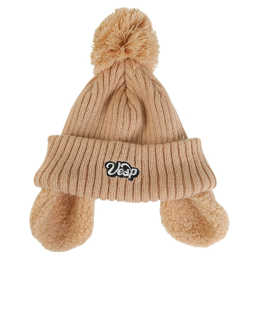 ベスプ（VESP）ジュニア 帽子 ニット帽 耳あて VPJB1008BE
