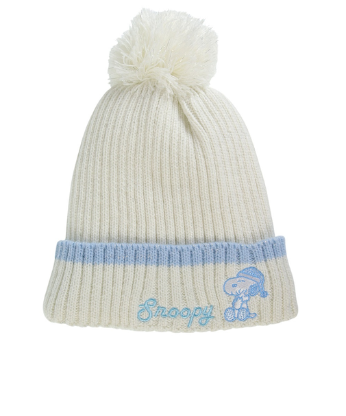 ベスプ（VESP）ジュニア 帽子 ニット帽 スヌーピー SNJB1035OW
