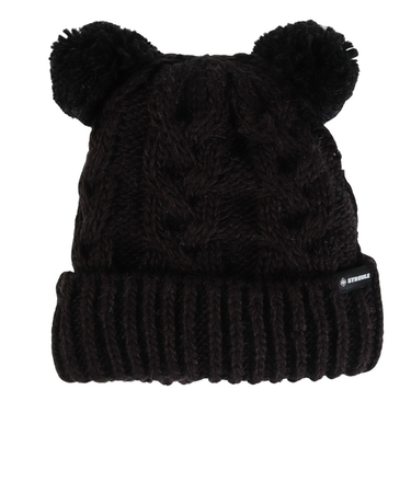 ジュニア 帽子 BEAR ニットキャップ ST23FB0075 BLK