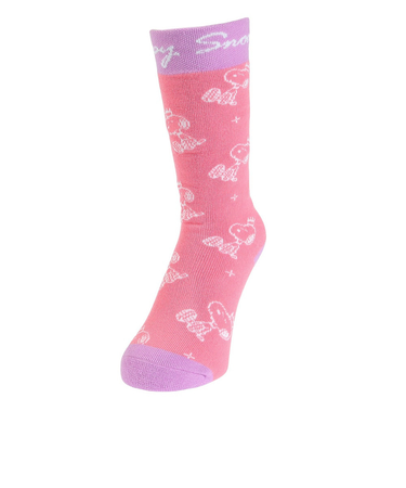 ベスプ（VESP）ジュニア 子供 スキー スノーボード ソックス PEANUTS スヌーピー 1足組 SNJK1019PK