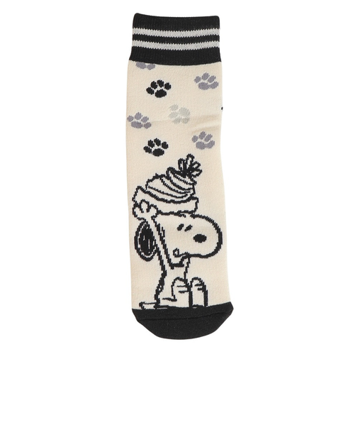 ベスプ（VESP）ジュニア 子供 スキー スノーボード ソックス PEANUTS スヌーピー 1足組 SNJK2008BK