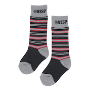 ベスプ（VESP）ジュニア 子供 スキー スノーボード ソックス 1足組 VPJK2004BK