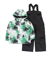 シーシーエル チーム（CCL TEAM）ジュニア 男の子 スキーウェア 上下セット スーツ CK3642140GRN