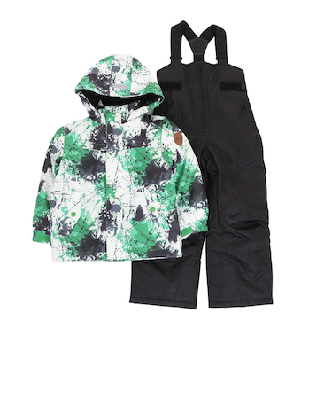 シーシーエル チーム（CCL TEAM）ジュニア 男の子 スキーウェア 上下セット スーツ CK3642140GRN