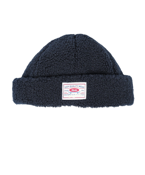 ニット帽 ボア ビーニー SL23FW-HAT005NVY