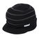 帽子 ニットキャップ バイザー AT23 VISOR BLACK
